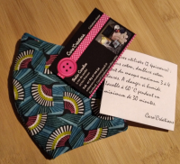 Masque barrière femme africain