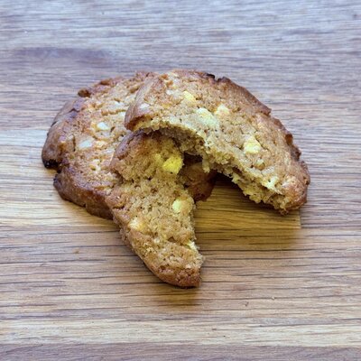 Cookies chocolat blanc et noix de ma