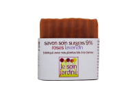 Savon soin surgras 9% roses lavandin