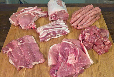 Colis porc élevé aux grains 10kg v