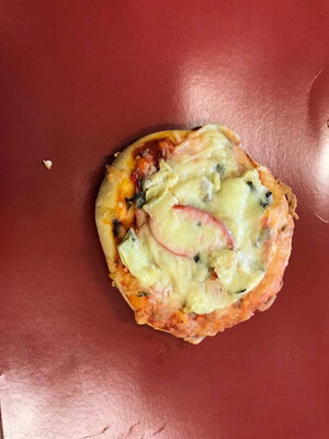 Mini pizza carciofini par 2