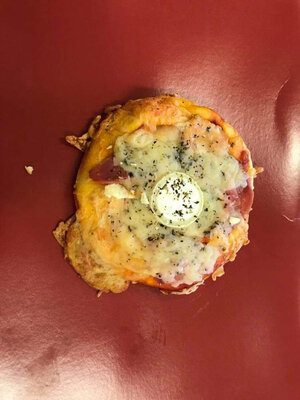 Mini pizza jambon,chèvre par 2
