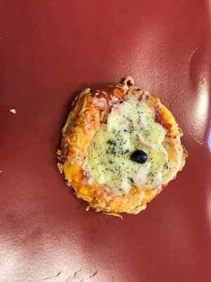 Mini pizza jambon par 2