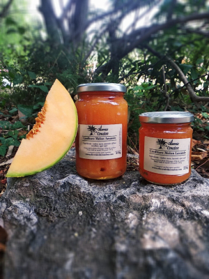 Confit de melon aux amandes