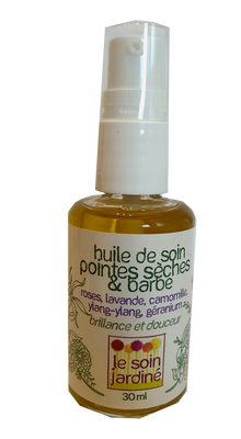 Huile de soin pointes sèches & barbe