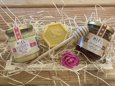 Coffret miels savon miel