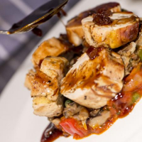 Ballotine de pintade farci