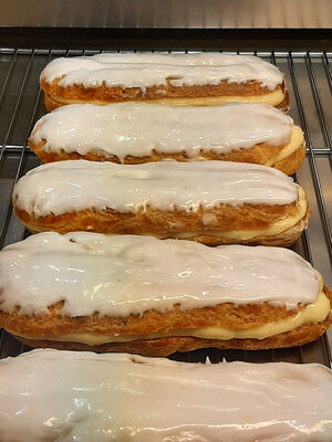 éclair à la vanille