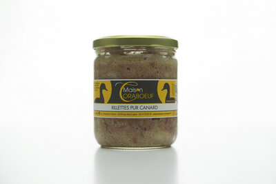 Rillette pur canard 350gr