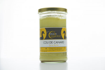 Cou de canard farci au foie gras