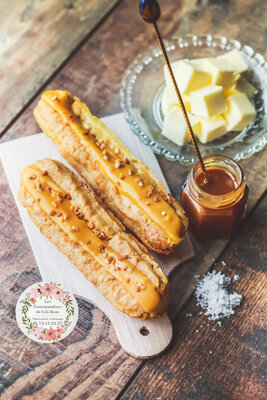 Eclairs caramel au beurre salé