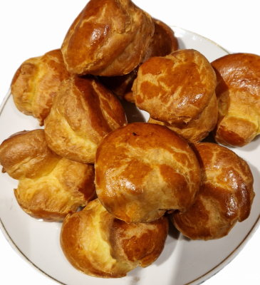 Choux surprise (saumon tartare)