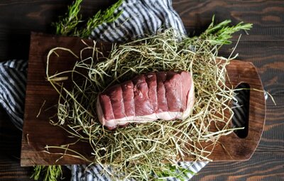 Rôti de bœuf dans le filet bio et bbc