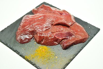 Foie de bœuf tranché bio et bbc