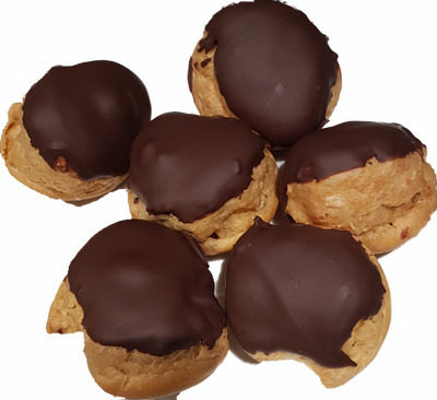 Choux   coco enrobage chocolat blanc