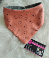 Bavoir bandana tomate ( saumon)