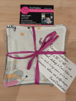 Carrés de coton lapin danseuse