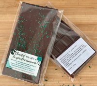 Chocolat noir à la spiruline