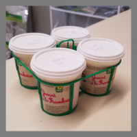 Lot de 4 yaourts à la framboise bio