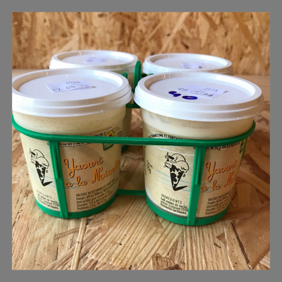 Lot de 4 yaourts à la noisette bio
