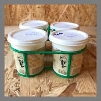 Lot de 4 yaourts à la vanille bio