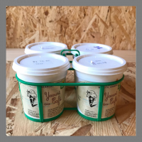 Lot de 4 yaourts au café bio