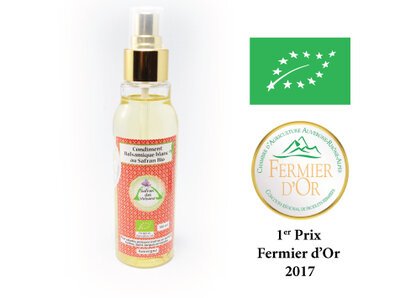 Condiment balsamique blanc au safran bio