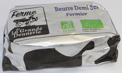 Beurre 1/2 sel fermier bio