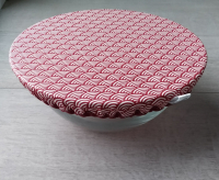 Couvre plats asie écailles rouges