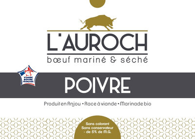 Bœuf mariné et séché 'poivre'