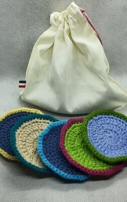 Lingettes démaquillantes au crochet