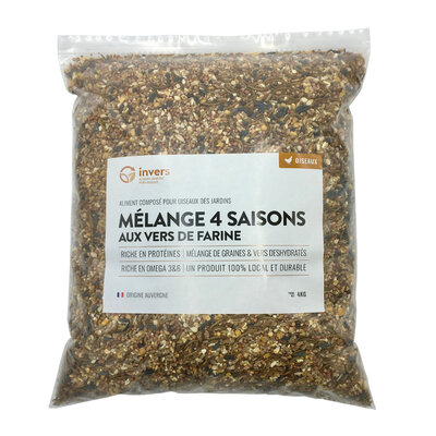 Mélange de graines aux vers 4kg