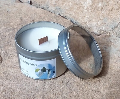 Bougie végétale parfum eucalyptus