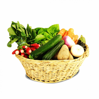 Panier de légumes bio de saison