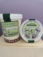 Yaourt glacé coulis melon