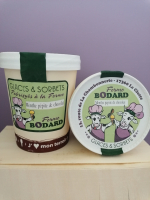 Crème glacée menthe/chocolat