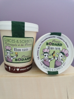 Crème glacée rhum raisin