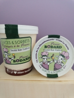 Crème glacée chocolat blanc frambo