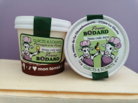 Crème glacée pineau coulis melon