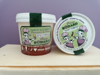 Yaourt glacé coulis framboise