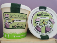 Crème glacée caramel