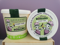 Yaourt glacé coulis poire