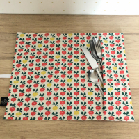 Pochette couverts / set de table - radis