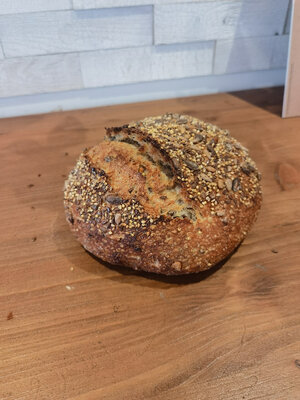 Miche multigraines courge