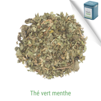 Thé vert menthe - couleur menthe