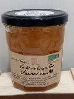 Confiture d'ananas vanillé bio