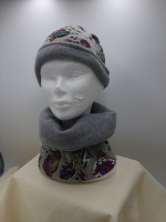 Ens. snood et bonnet enfant licorne