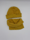 Ens. snood et bonnet enfant étoiles - image 4