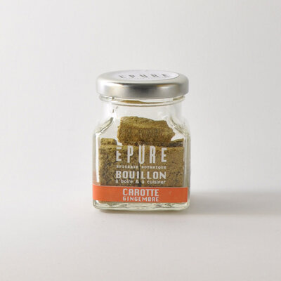 Bouillon en cube carotte gingembre