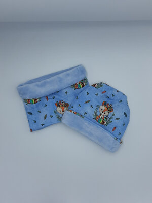 Ens. snood et bonnet 5 - 6 ans